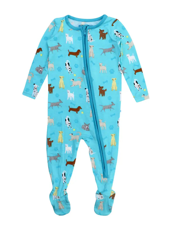 Baby Boys Puppy Playtime Bamboo Sleeper