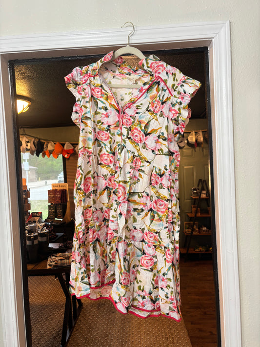 Plus Size Floral Dress