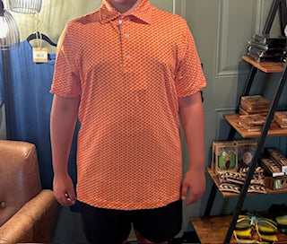 Tennessee Orange and White State Polo
