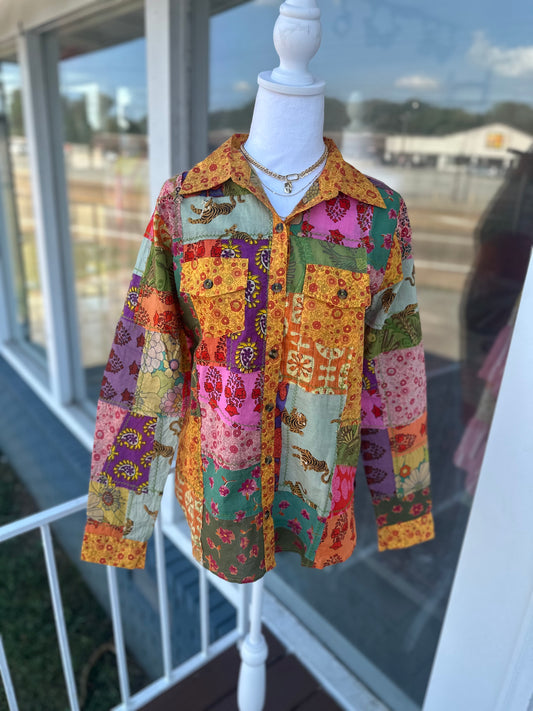 Patchwork Camp Shirt