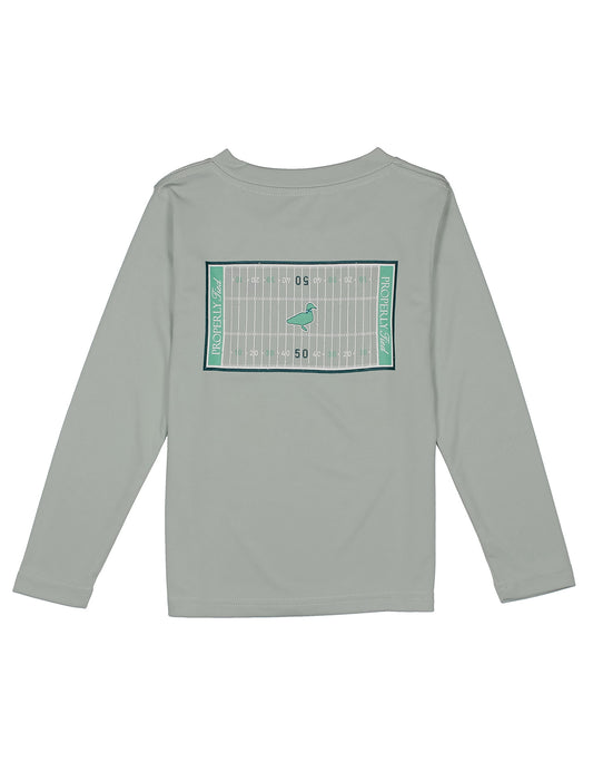 Properly Tied - Boys Performance Tee LS Football Field