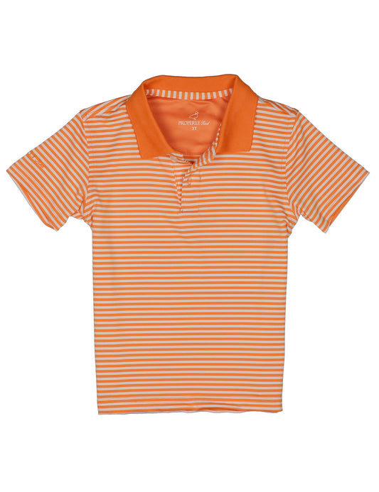 Properly Tied - Boys Dallas Polo Orange