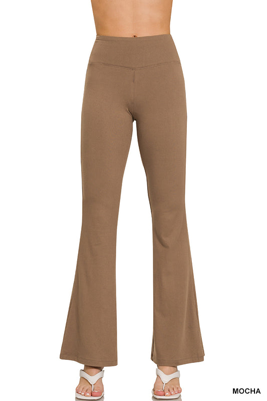 Buttery soft flare leg high waist yoga pants