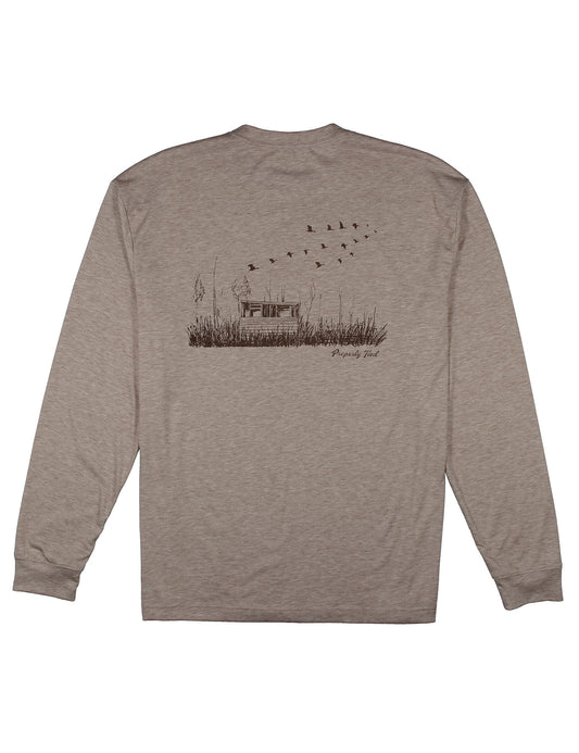 Portland Pocket Tee LS Duck Blind - PROPERLY TIED