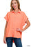 Zenana Woven airflow button down shirts