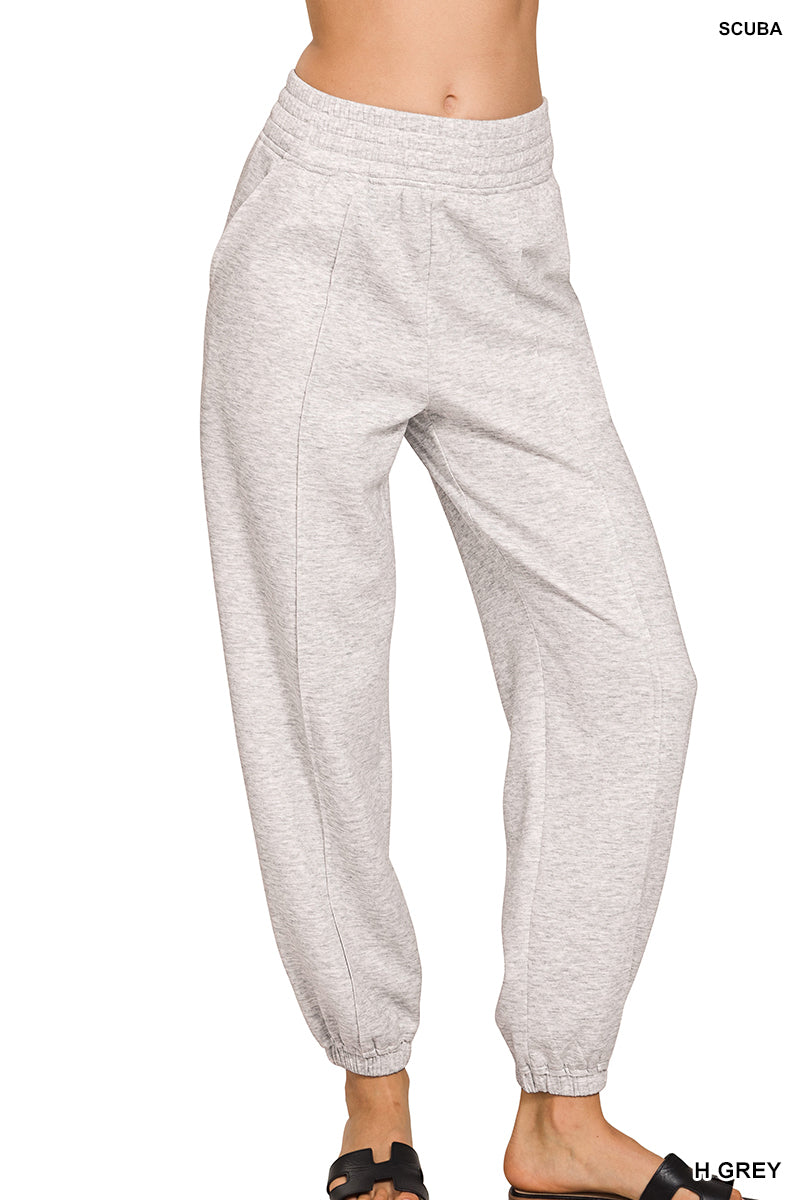 Scuba joggers with pockets
