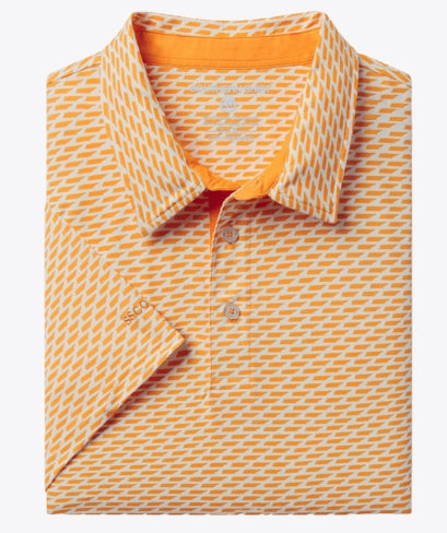 ORANGE OUT PRINTED POLO - SSCO
