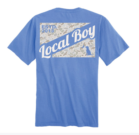 Youth Camo Flag Saltwater SS Tee