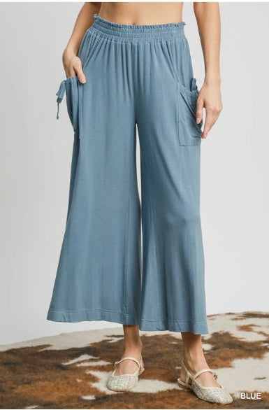 Wide Legged Soft Knit Pants