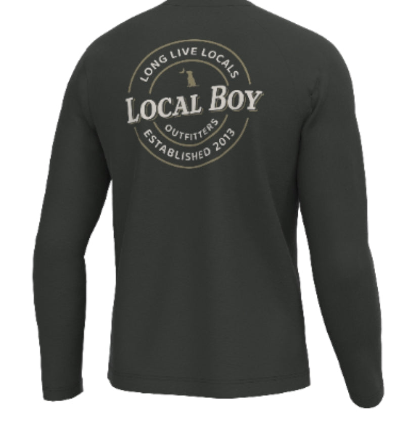 Graphic L/S Heather Blend Crew - Local Standard - LOCAL BOY