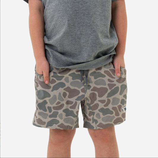 YOUTH ATHLETIC SHORT - CLASSIC DEER CAMO