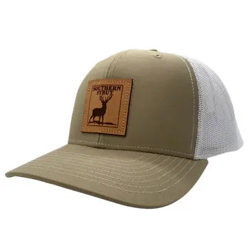 Deer Square Patch Trucker Hat