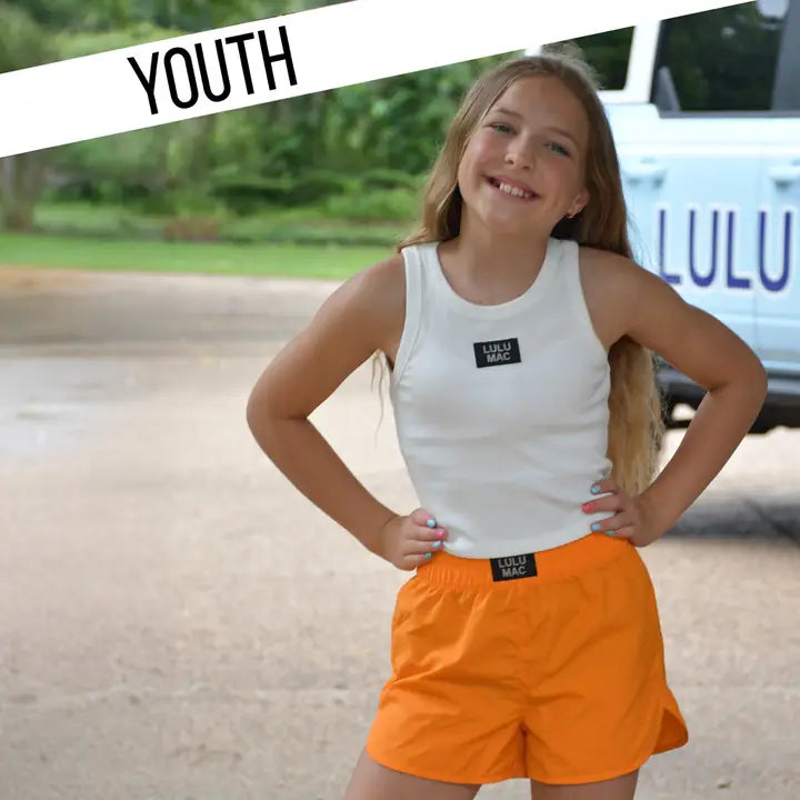 LULU MAC KIDS ATHLETIC SHORTS