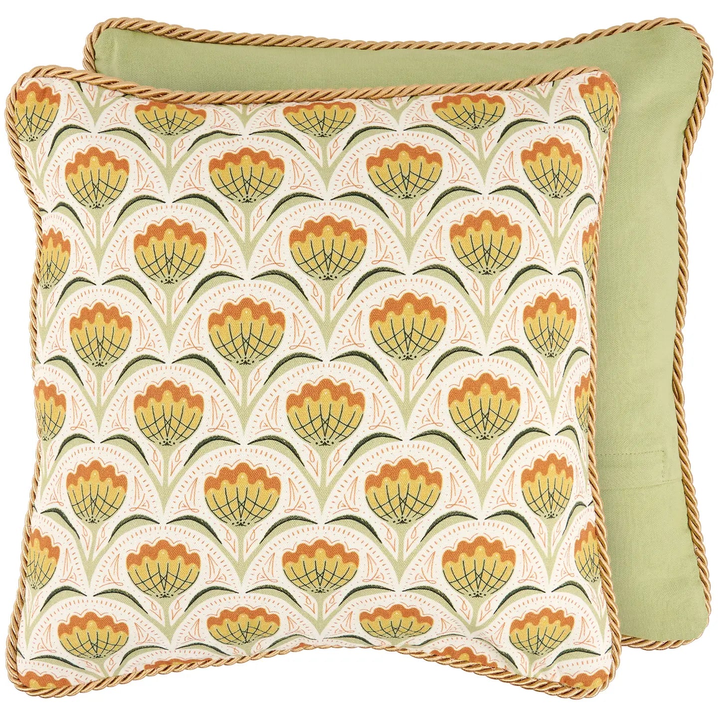 Nouveau Floral Pillow