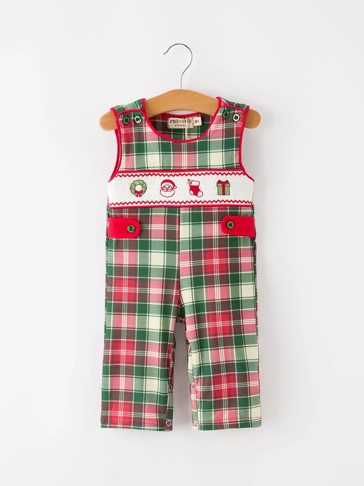 Christmas Baby Boys Plaid