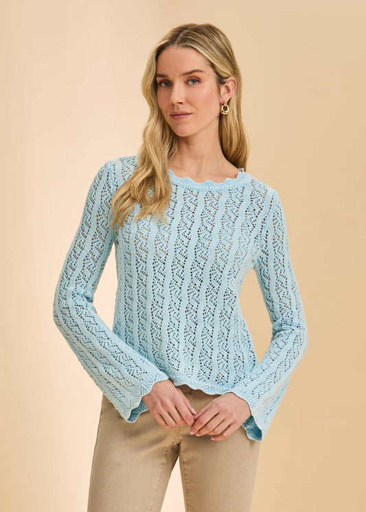 Long Sleeve Garment Dye Sweater