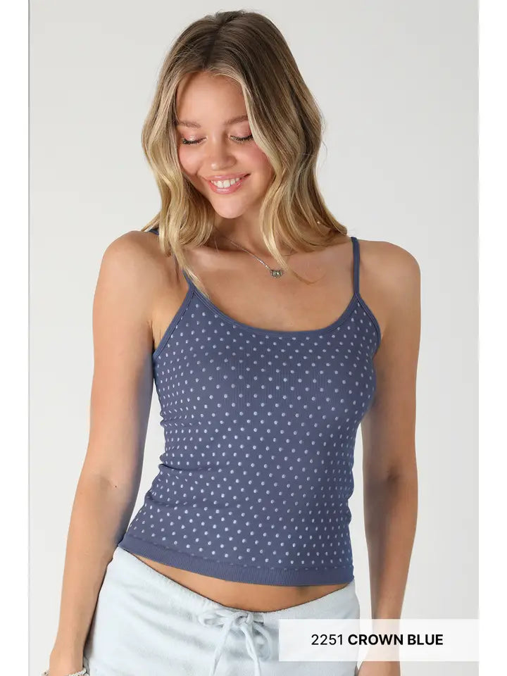 Polka Dot Strap Cami