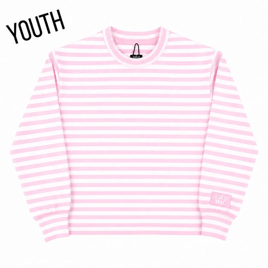YOUTH LULU MAC STRIPED SWEATSHIRT
