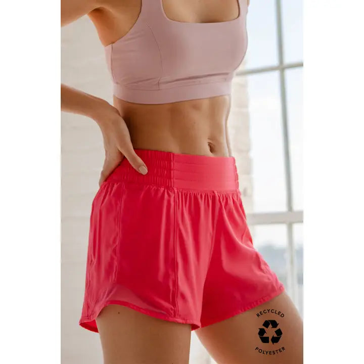 Recycled Active Short with Mesh