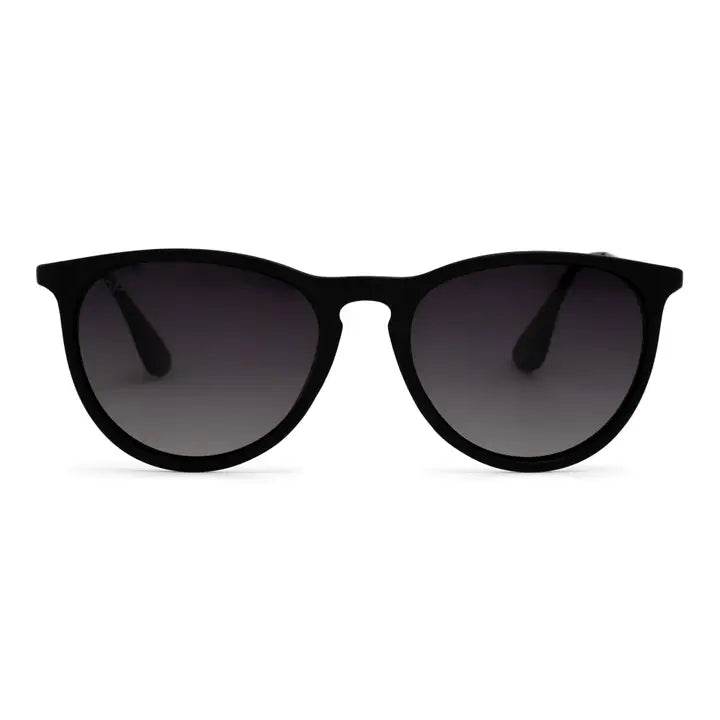 Midnight - Women's Polarized Medium Horn Sunglasses