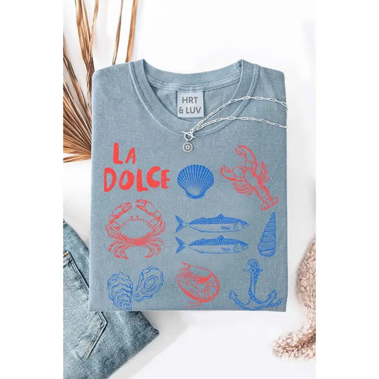 La Dolce Vita Washed Graphic Tee