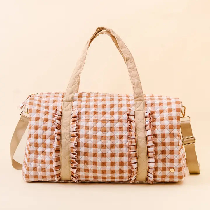 On-The-Go Quilted Weekender Bag