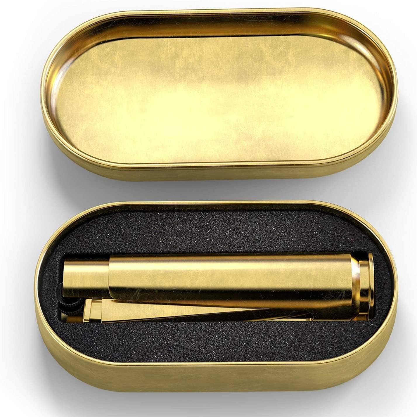 50 Cal BMG Refillable Lighter - Solid Brass