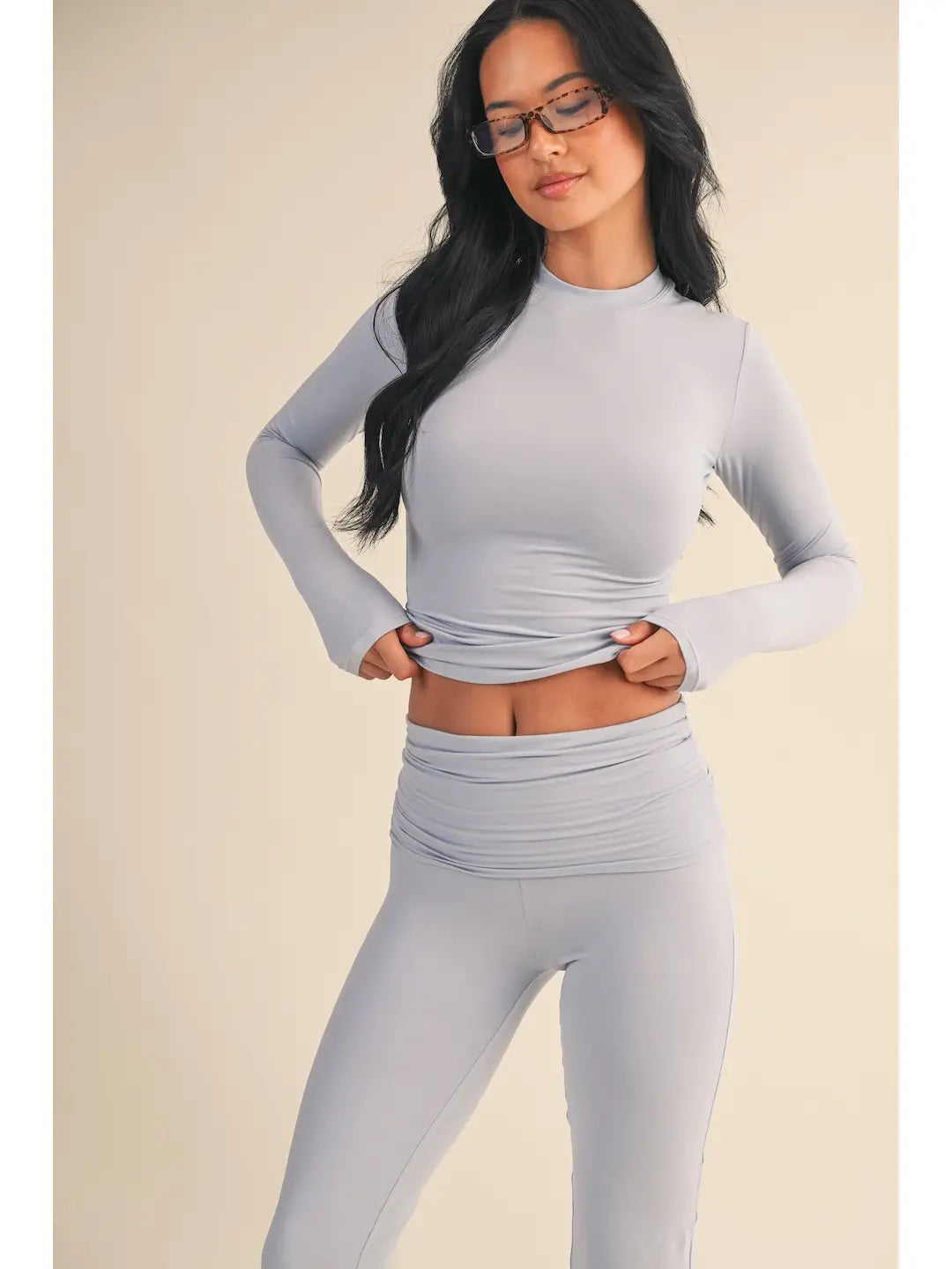 Soft Knit Jersey Long Sleeve Tee