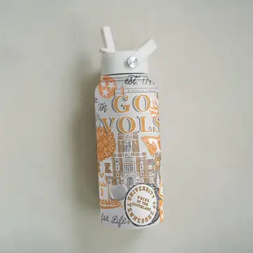 Gracefully Made Art - College Team 32oz Water Bottle
