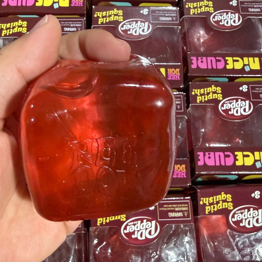 Nice Cream Cone Ice Pop Squishy Fidget Toy-No Brand (Red)