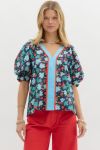 Floral V-Neck Blouse