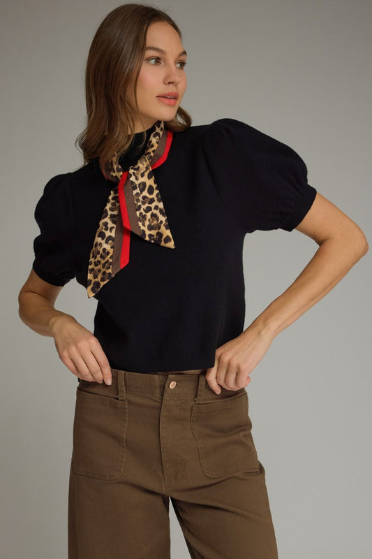 THE UPTOWN LEOPARD BLOUSE