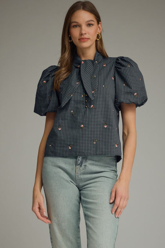 The Bluebell Bow Top