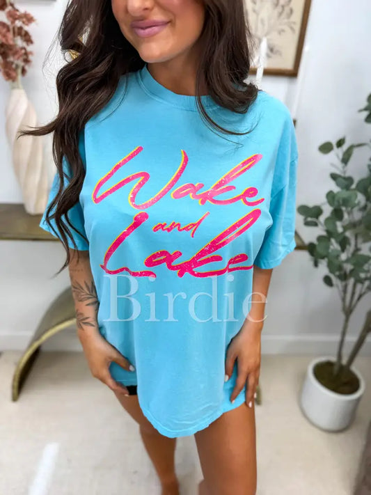 Wake & Lake Graphic Tee