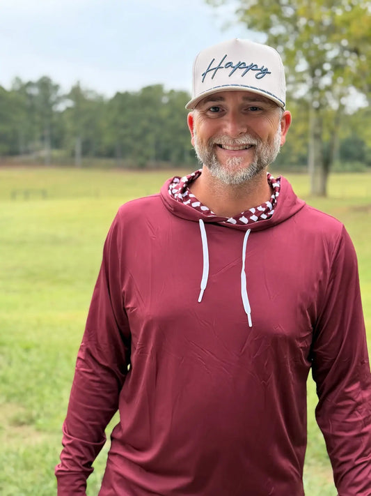 Starkville Maroon and White State Performance Hoodie