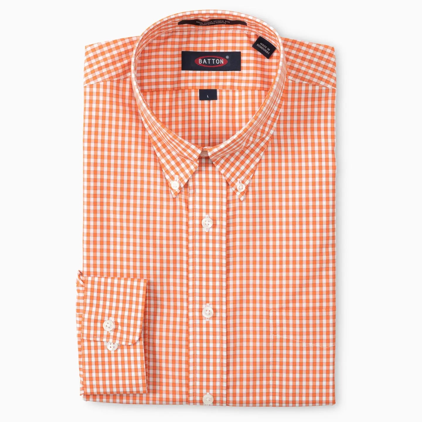 Kane Gingham Cotton Sport Shirt