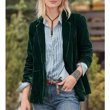 Velvet Blazer Jacket