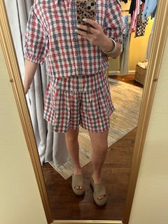 PLAID SKORT - IVY JANE