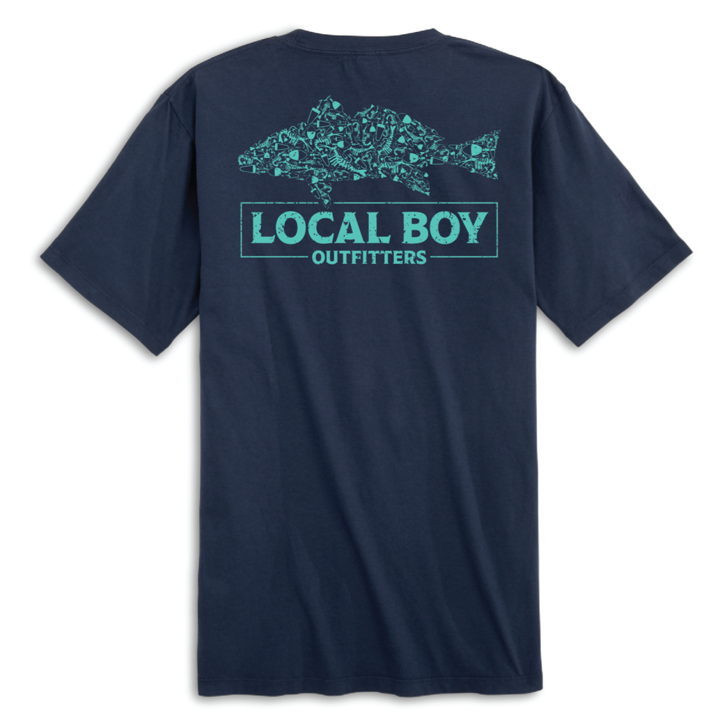 Local Boy Redfish Lures SS Tee