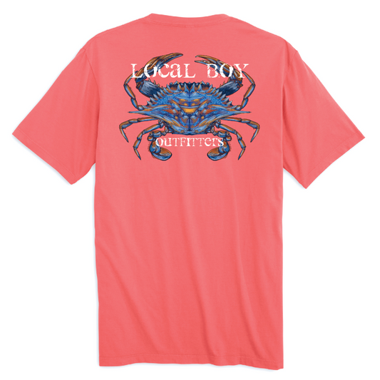 Local Boy Youth Painted Blue Crab SS Tee