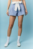 Denim Bow Shorts