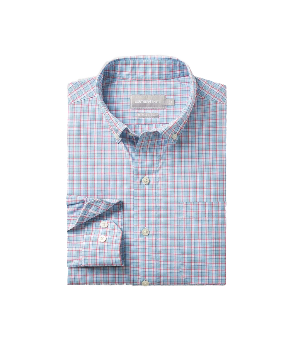 Youth Boys Crestwood Plaid LS - SSCO