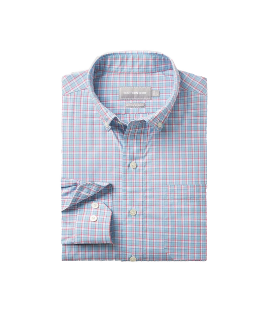 Youth Boys Crestwood Plaid LS - SSCO