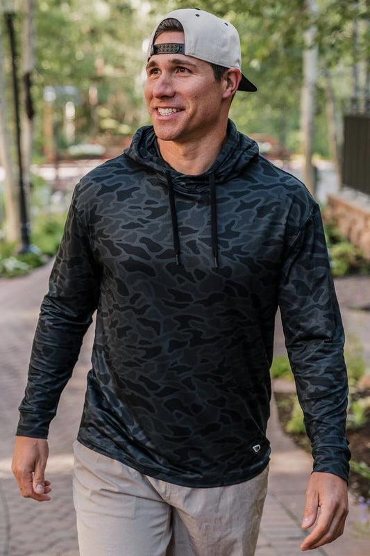 Performance Hoodie - Black Camo