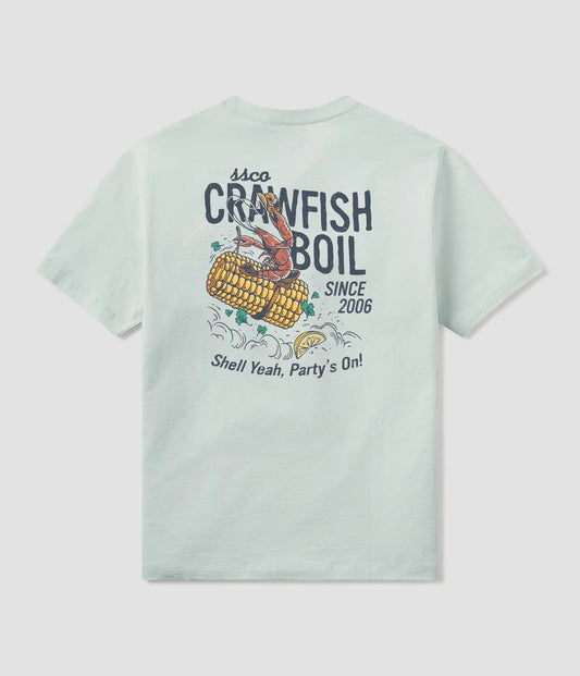 Crawfish Boil Tee - Cool Mint