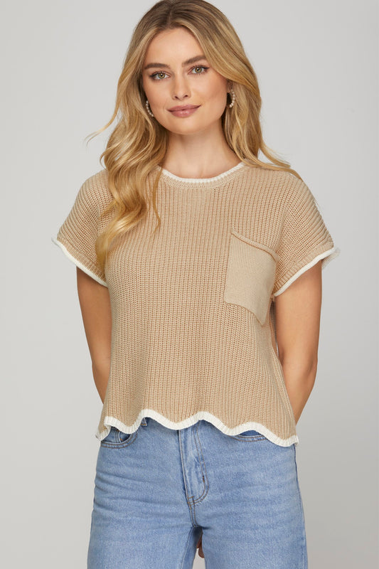 Short Sleeve Sweater