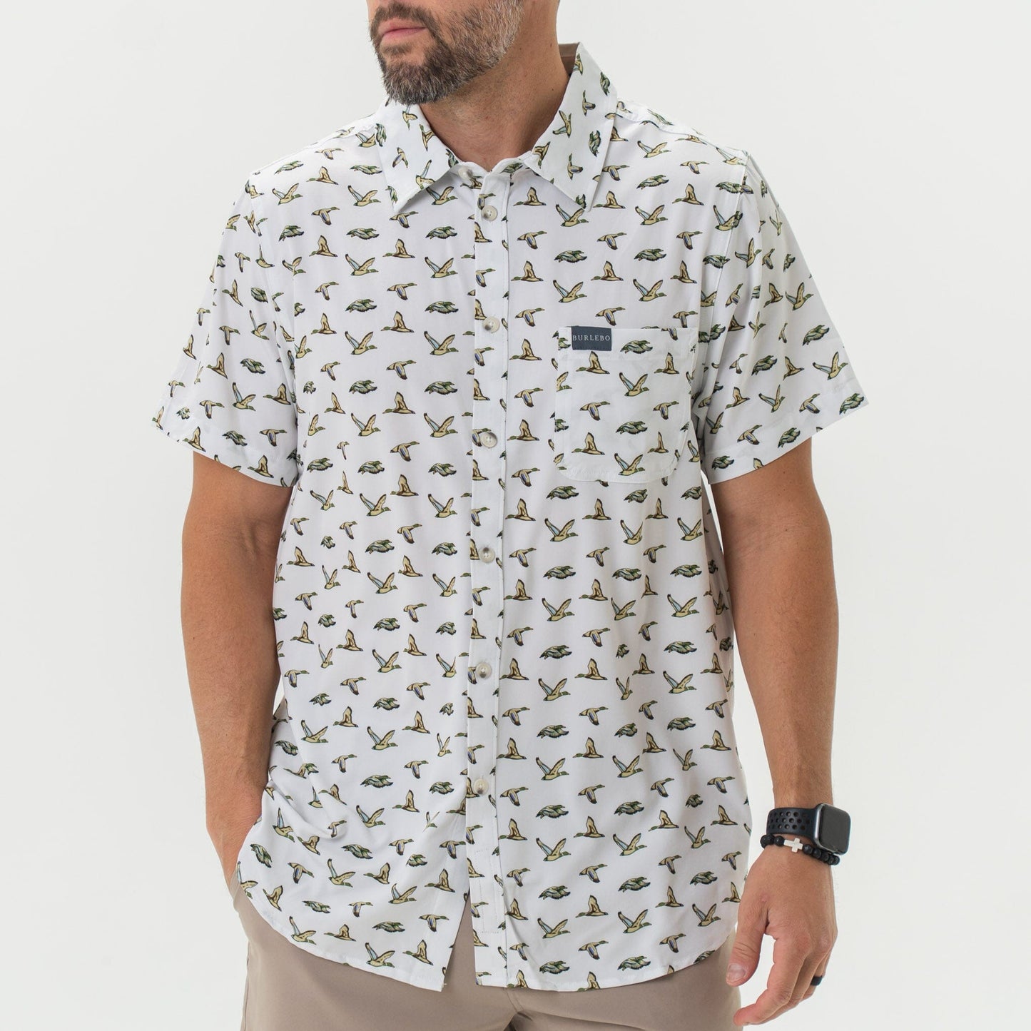 PERFORMANCE BUTTON UP- DUCK