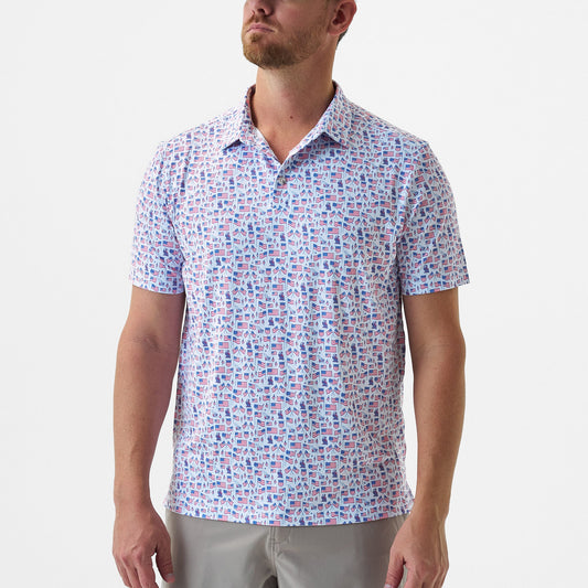 PERFORMANCE POLO-OLD GLORY