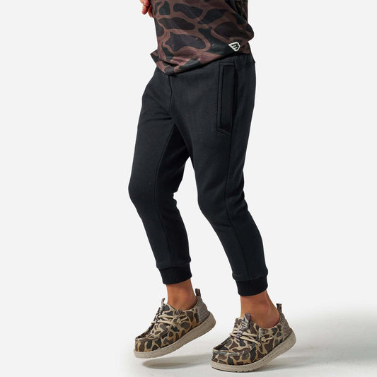 YOUTH FLEECE JOGGER - BLACK