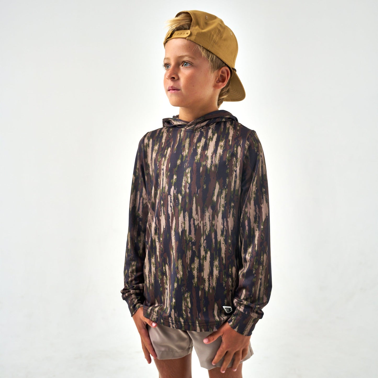YOUTH PERFORMANCE HOODIE - MIDLAND CAMO